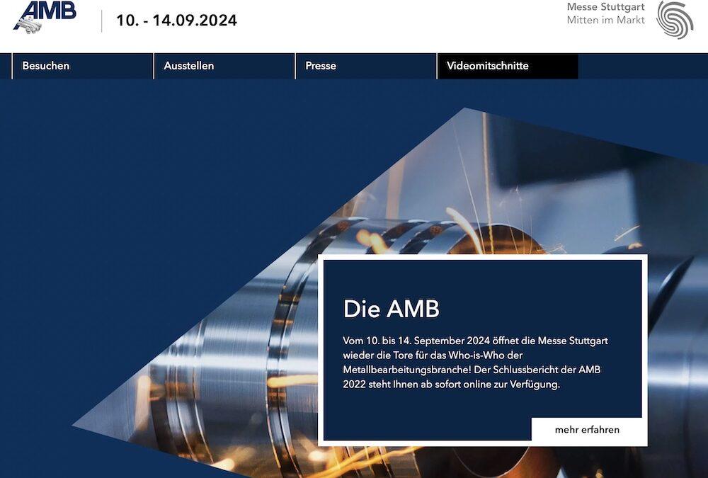 Messe AMB Stuttgart – 10.-14. September 2024